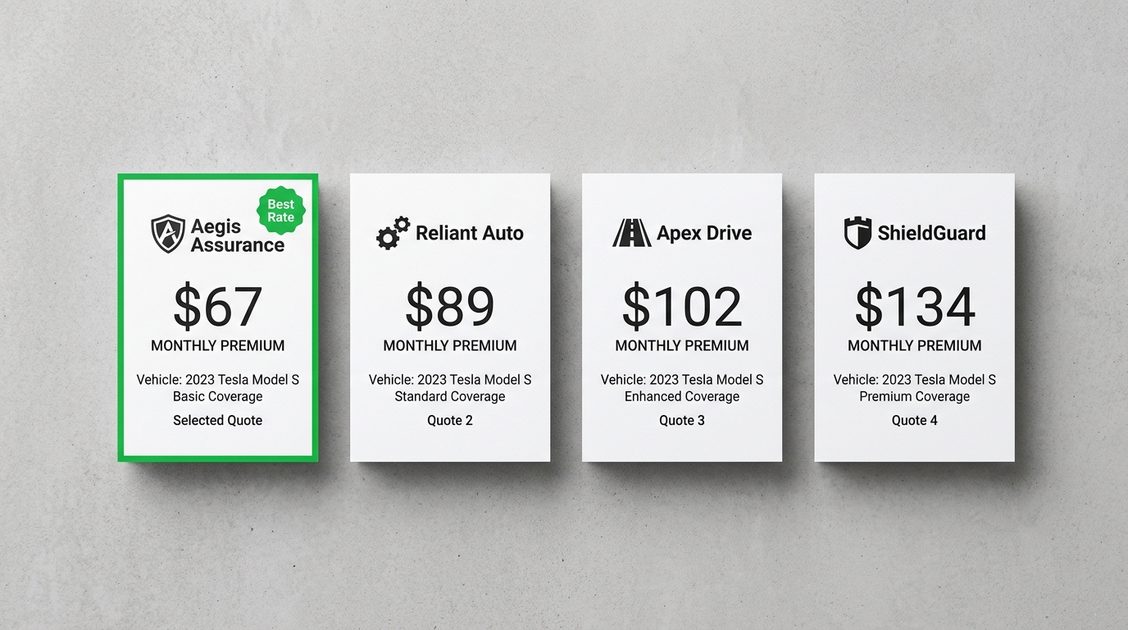 Comparing quotes from multiple carriers side-by-side is the fastest way to find your lowest rate.