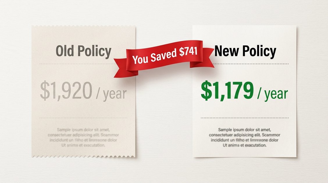 Switching carriers can cut your bill by hundreds without changing a single coverage detail.