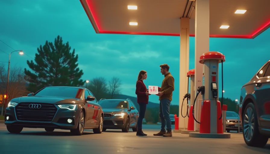 Visual context for gas vs hybrid calculator